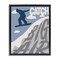 Stupell Industries Catch Big Air Snowboard Floating Frame, design by Marcus Prime